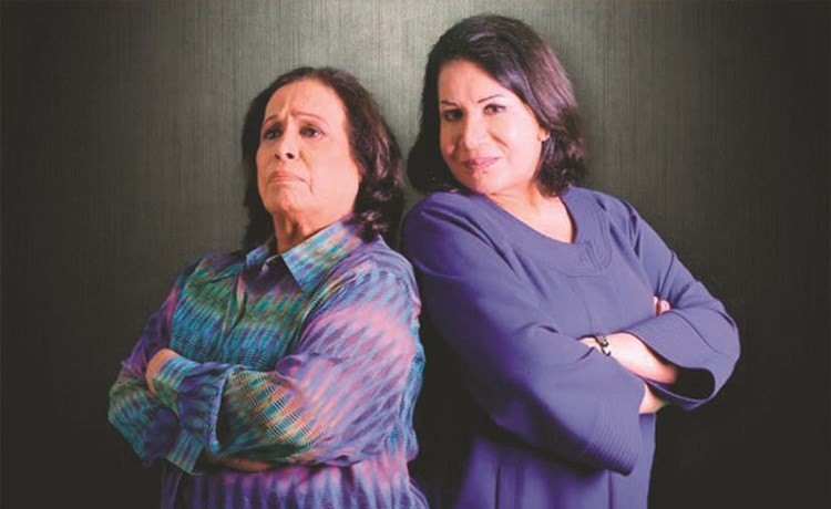 الفنانتان القديرتان سعاد عبدالله وحياة الفهد﻿