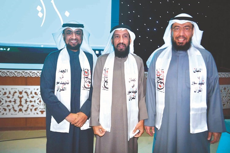 القائمون على المشروع بندر الحسيني وخالد الخراز وعوض المعاون﻿
