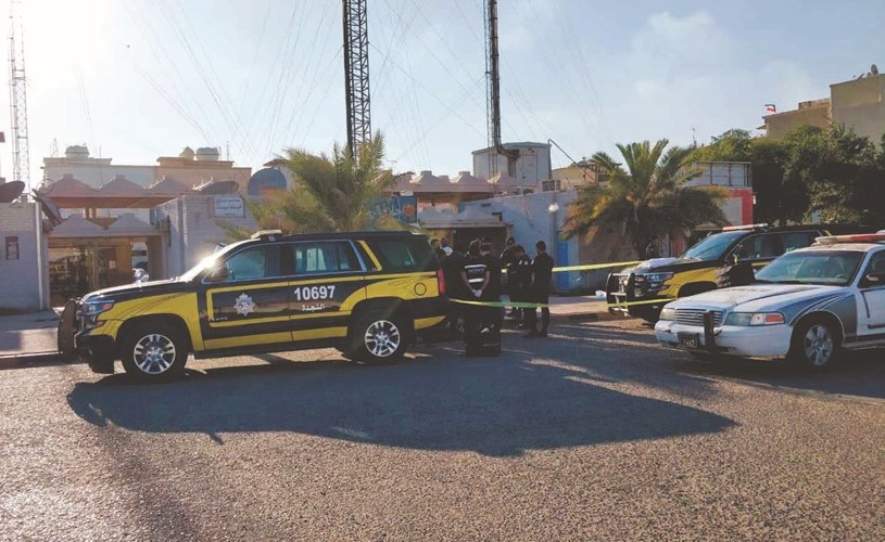 تواجد أمني كثيف في منطقة العارضية حيث وقعت الجريمة﻿