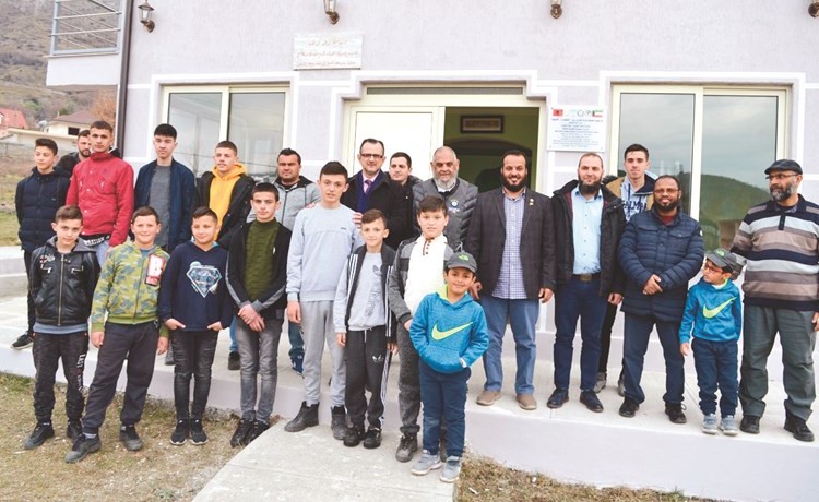 فرحة اهالي البلدة بافتتاح المسجد﻿