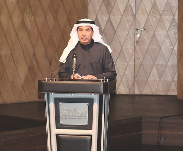 المستشار د.يوسف الإبراهيم يلقي كلمته﻿