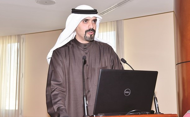 الشيخ د.مشعل الجابر متحدثا﻿