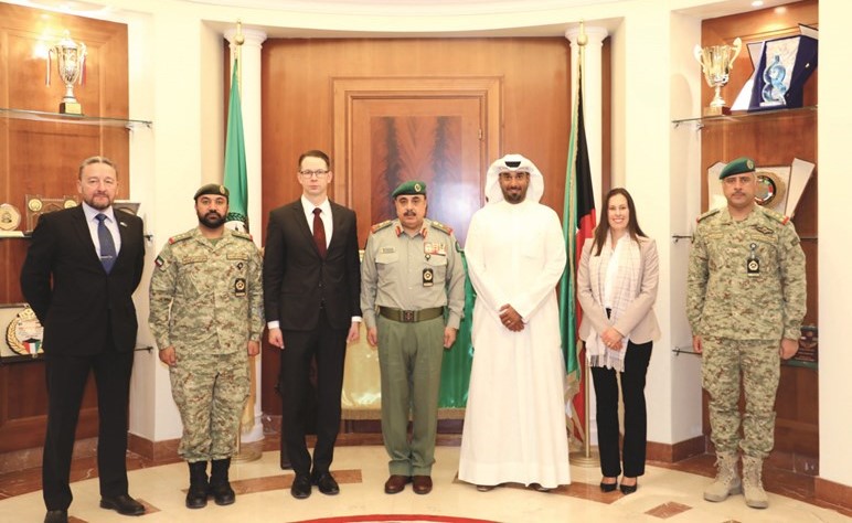الفريق الركن م.هاشم الرفاعي مستقبلا وفد حلف شمال الأطلسي (الناتو) ومبادرة إسطنبول للتعاون ﻿