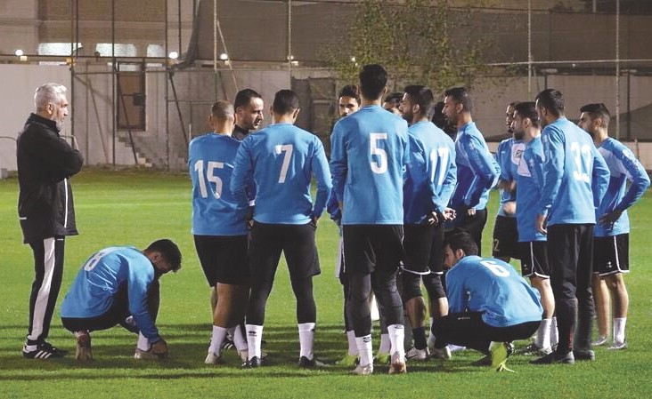 جانب من تدريب سابق للعربي﻿