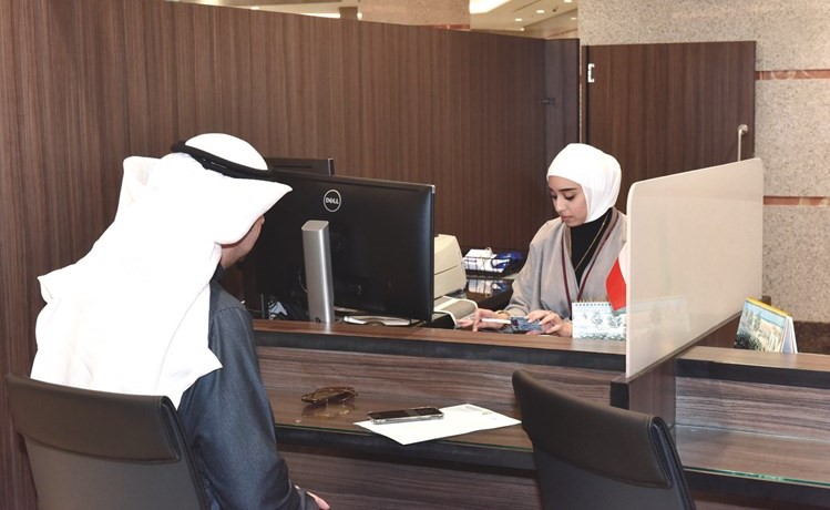 جانب من إنجاز معاملات أحد المراجعين﻿