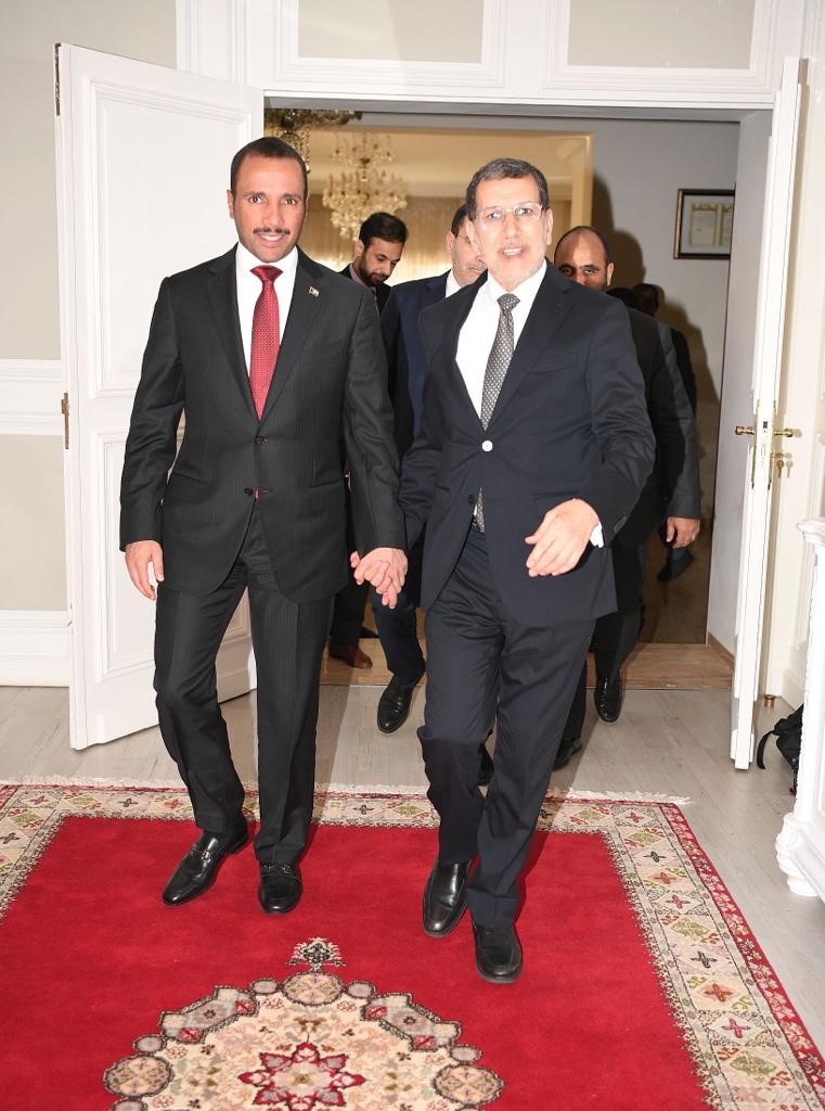 الغانم يجتمع في الرباط الى رئيس الوزراء المغربي