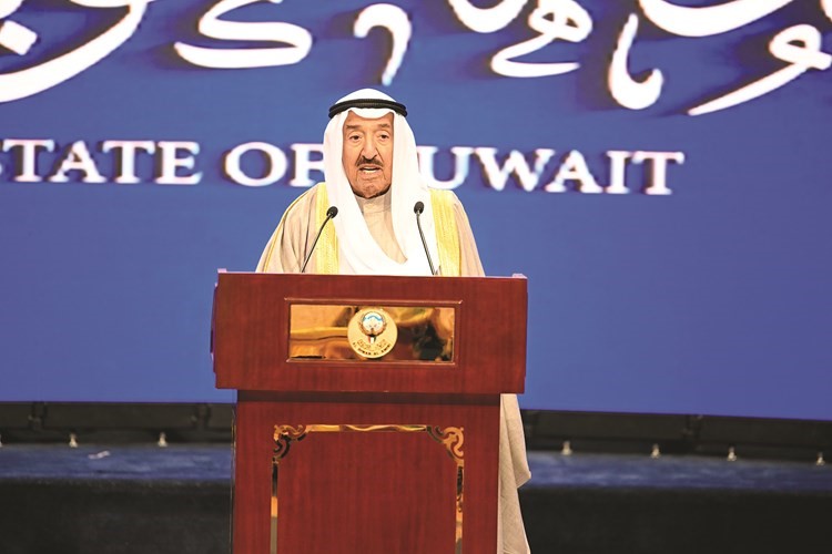صاحب السمو الأمير يلقي كلمته في الحفل ﻿