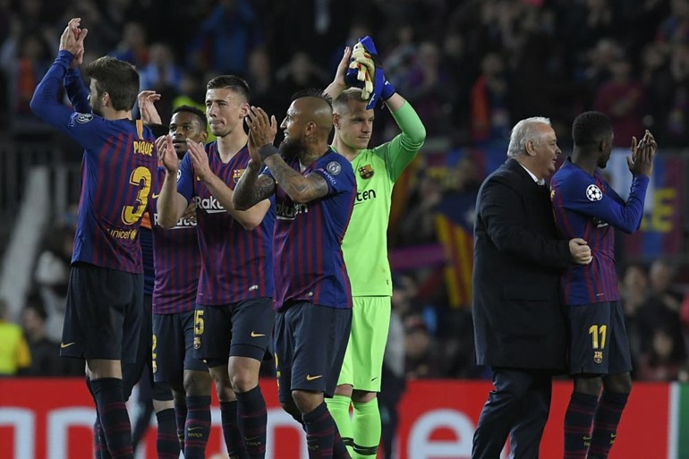 بالخمسة.. برشلونة يتأهل وميسي يتألق