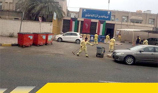 البلدية: 740 عاملاً و57 آلية لتنظيف المدارس المخصصة للانتخابات التكميلية