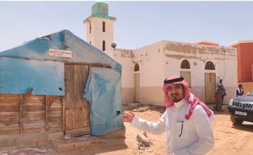 خلال تفقد المشاريع الخيرية﻿