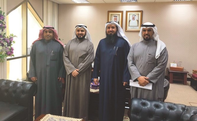 العتل والغانم يتوسطان السبيعي والوعلان﻿