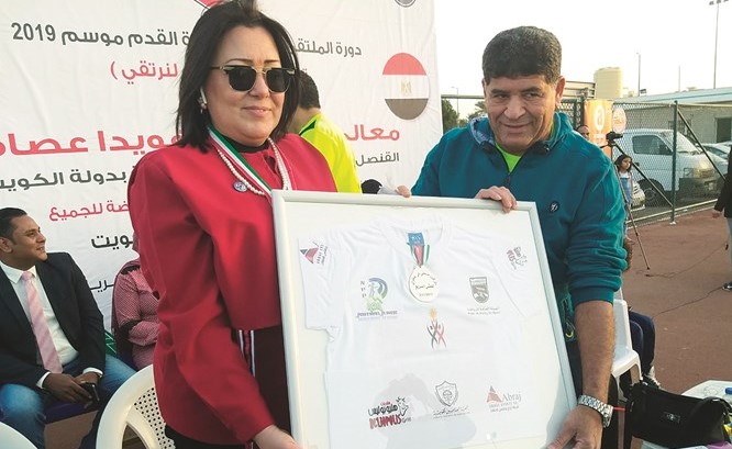 تكريم القنصل هويدا عصام ﻿