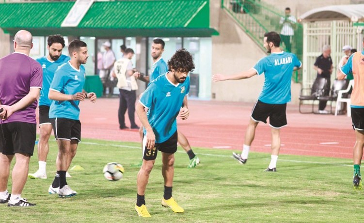 جانب من تدريب سابق للعربي﻿