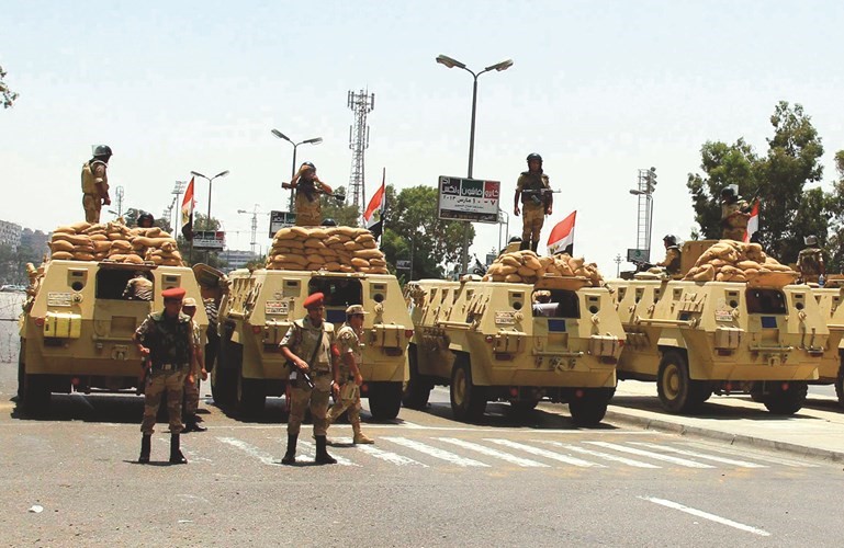الجيش المصري في سيناء﻿