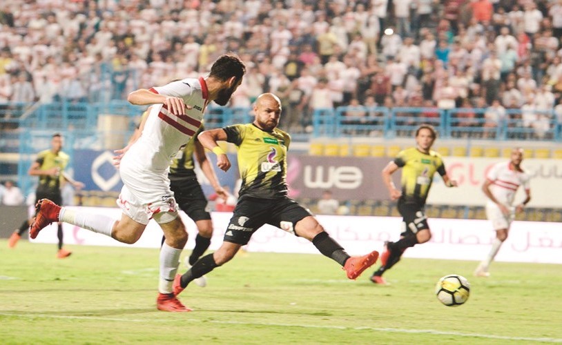 المقاولون العرب أشعل المنافسة على الدوري بالتعادل مع الزمالك﻿