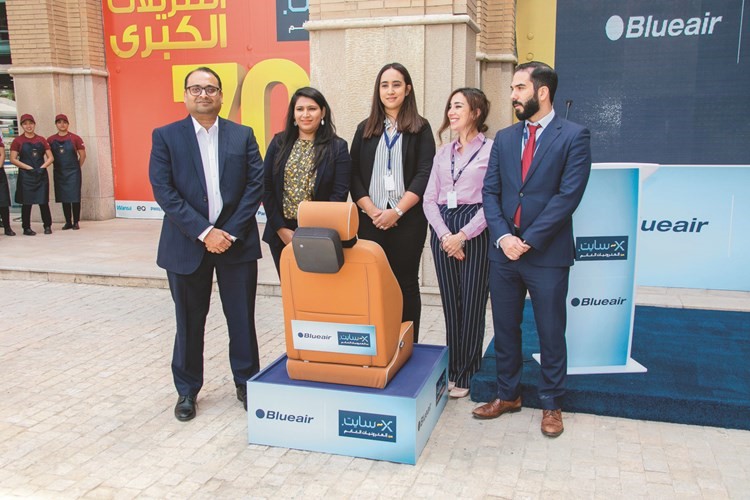 جانب من اطلاق جهاز تنقية الهواء Blueair 	(زين علام)﻿
