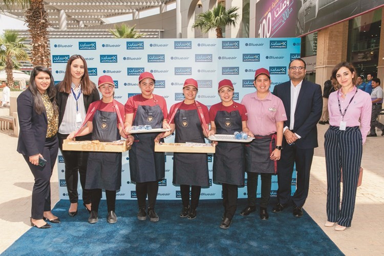 من حفل اطلاق جهاز تنقية الهواء Blueair ﻿