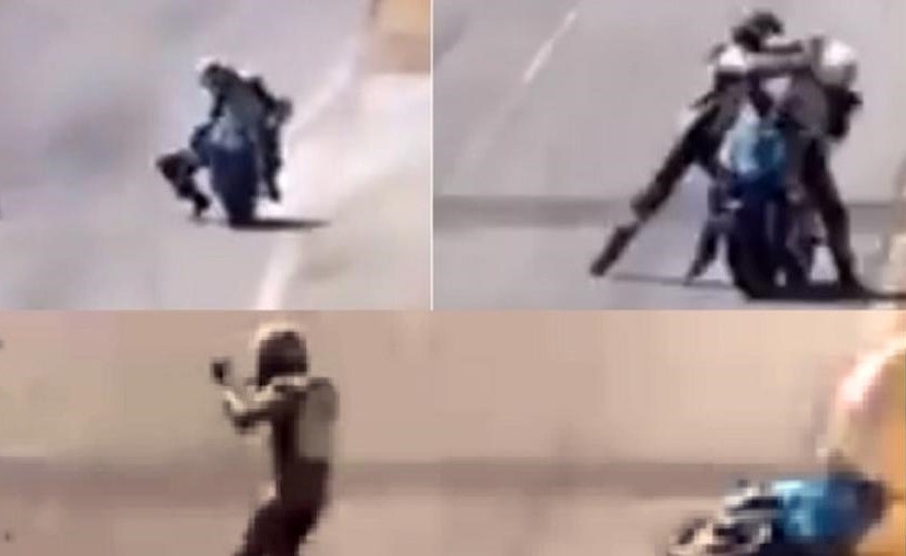 بالفيديو.. شاهد ما لم يسبق أن حدث مثله في أي سباق عالمي قبل الآن