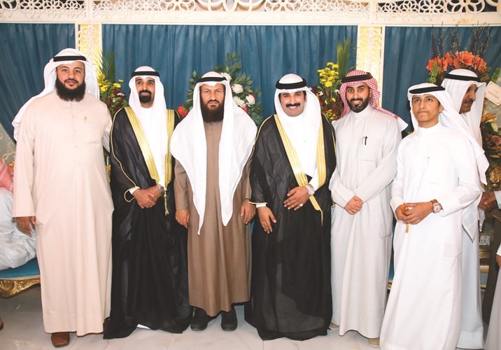 محمد هايف وعبدالله الجدعي والزميل ماجد الشمري يباركون﻿