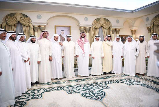 الأمير تركي بن محمد يولم على شرف الرئيس الغانم والوفد المرافق له