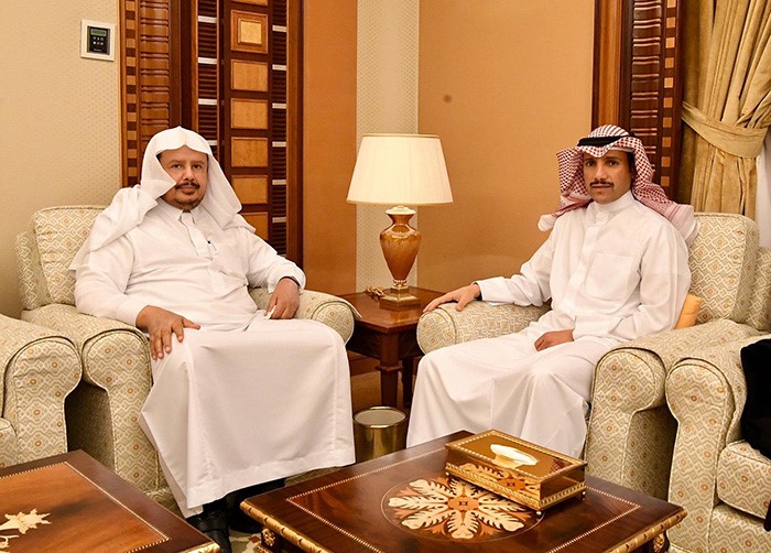 الغانم يلتقي في جدة رئيس مجلس الشورى السعودي