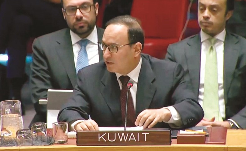 مندوبنا الدائم لدى الامم المتحدة السفير منصور العتيبي ﻿