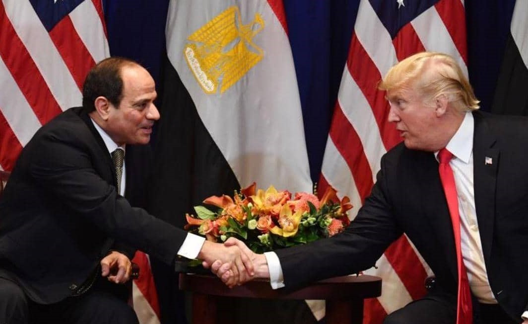 دونالد ترامب وعبد الفتاح السيسي (أرشيفية)