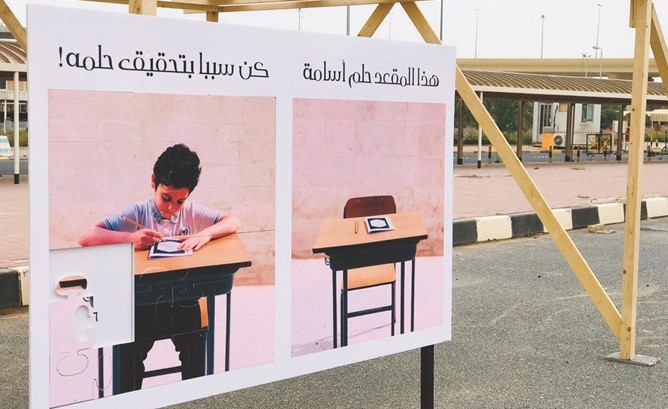 ملصقات تحفيزية لدعم الحملة ﻿