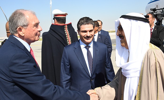 سمو أمير البلاد يغادر تونس متوجها إلى النمسا في زيارة خاصة