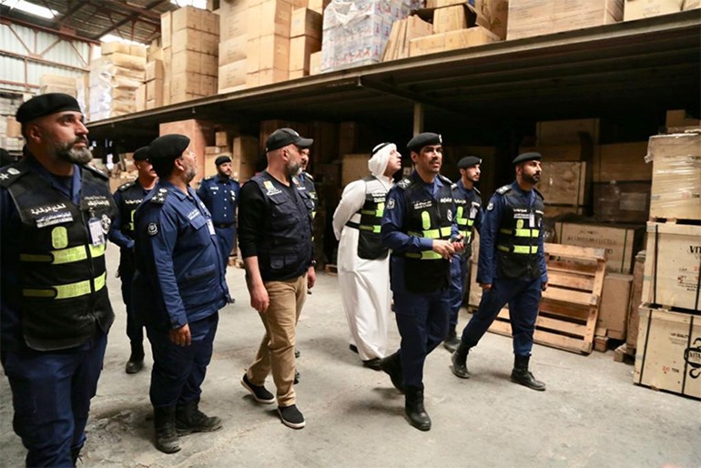 أربعة جهات حكومية شنت حملة تفتيشية مشتركة على منطقة الصليبية الزراعية