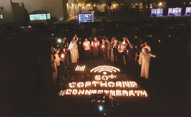 مشاركة من كوبثورن الجهراء في ساعة الأرض﻿