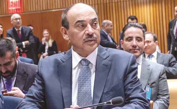 الشيخ صباح الخالد مترئسا وفد الكويت في جلسة مجلس الأمن﻿