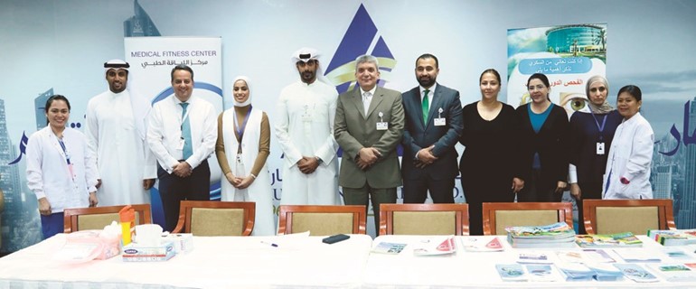 معهد دسمان ينظم حملة توعوية في الشركة الكويتية للاستثمار