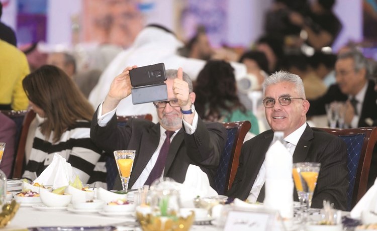 السفير الأميركي لورانس سيلفرمان والسفير الفلسطيني رامي طهبوب﻿