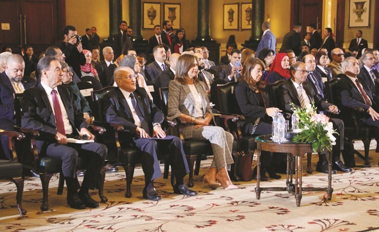 جانب من مؤتمر إطلاق مصر تستطيع﻿