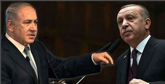 الرئيس التركي رجب طيب أردوغان ورئيس الوزراء الإسرائيلي بنيامين نتنياهو