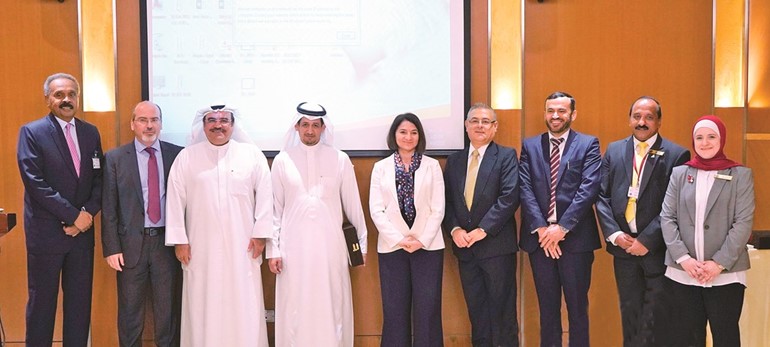 لقطة تذكارية خلال برنامج التدقيق الصحي﻿