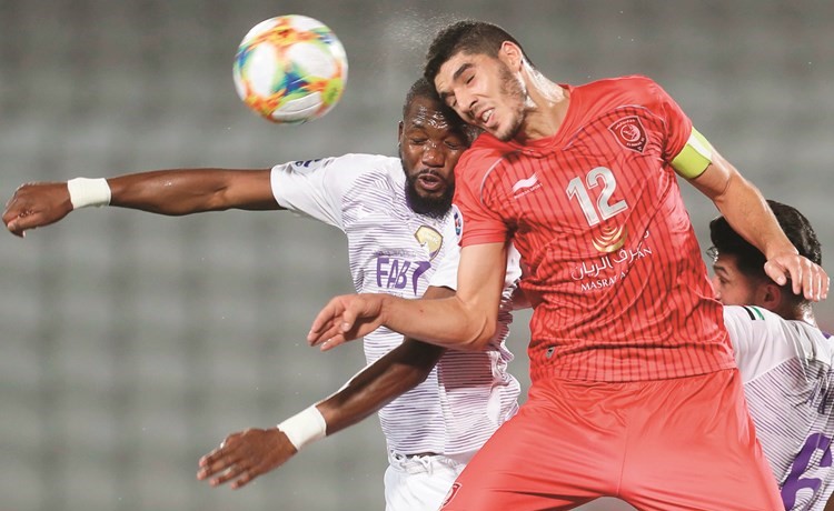 الدحيل اهدر فوزا سهلا على العين الاماراتي﻿