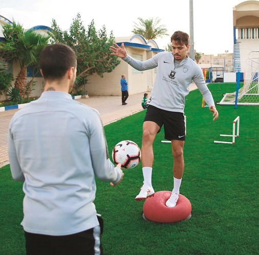 تدريبات جدية للهلال استعدادا للاهلي ﻿