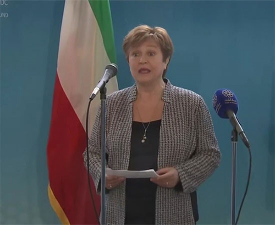  الرئيس التنفيذي لمجموعة البنك الدولي كريستالينا جورجيفا