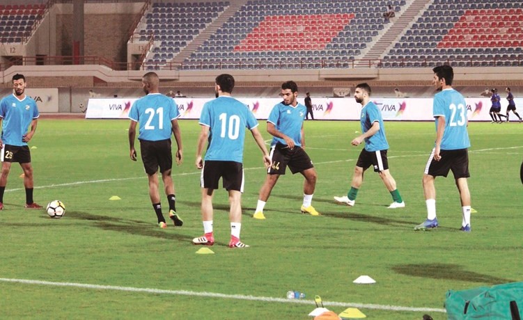 جانب من تدريبات العربي﻿