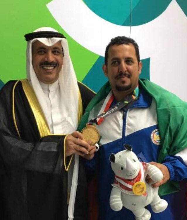 الرامي منصور الرشيدي يفوز بذهبية في بطولة بالامارات ويتأهل لاولمبياد 2020