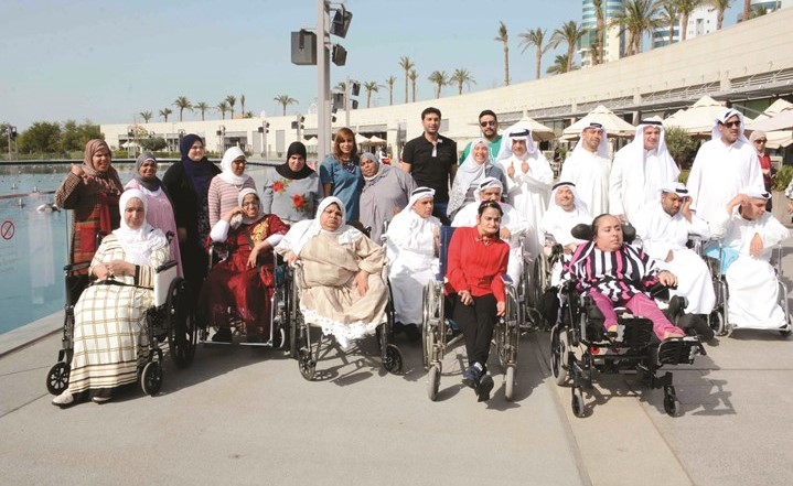 برقان يسعى لإدخال البهجة إلى قلوب ذوي الاحتياجات الخاصة﻿
