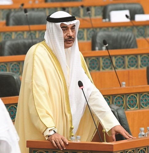 الشيخ صباح الخالد متحدثا﻿
