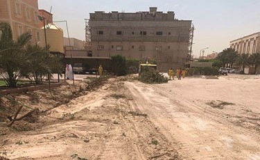 جانب من ازالة التعديات في الفروانية ﻿