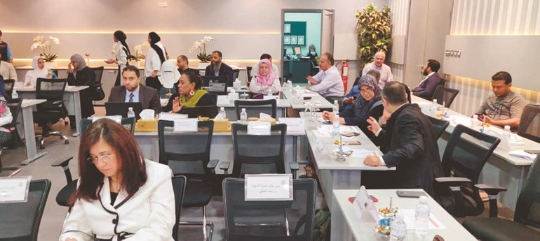 جانب من المشاركين بالتدريب﻿