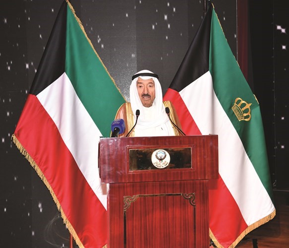 صاحب السمو الأمير يلقي كلمته في الحفل ﻿