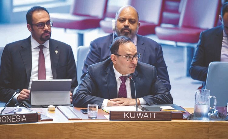 مندوبنا الدائم لدى الأمم المتحدة السفير منصور العتيبي﻿