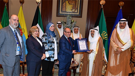 مدير المنظمة الدولية للهجرة: أمير الكويت زعيم إنساني عالمي