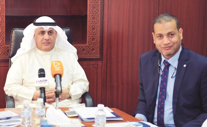 يوسف الحربي والمحجوب المحجوب خلال الجمعية العمومية ﻿